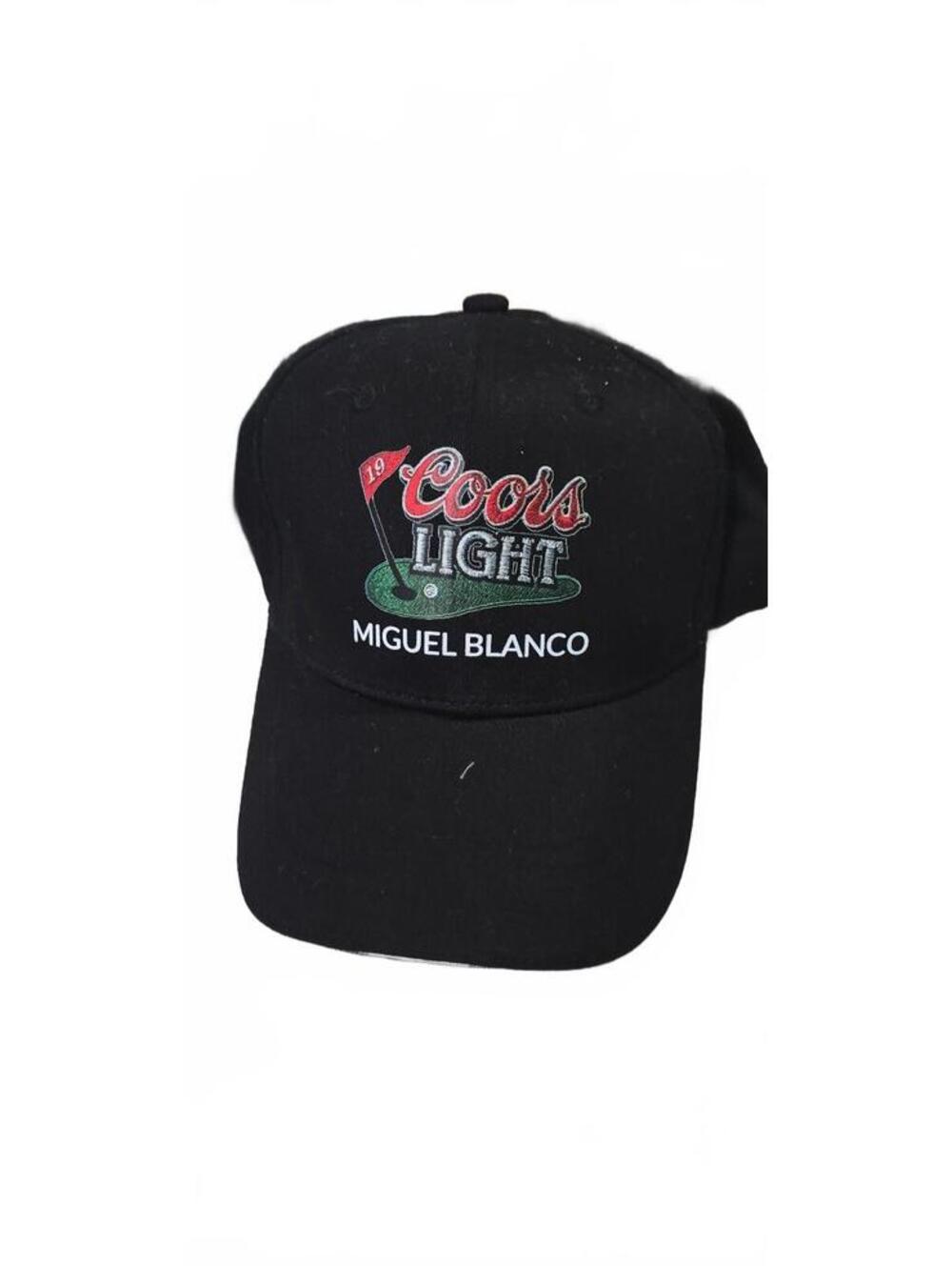 Coors Light Miguel Blanco Black Baseball Cap Hat